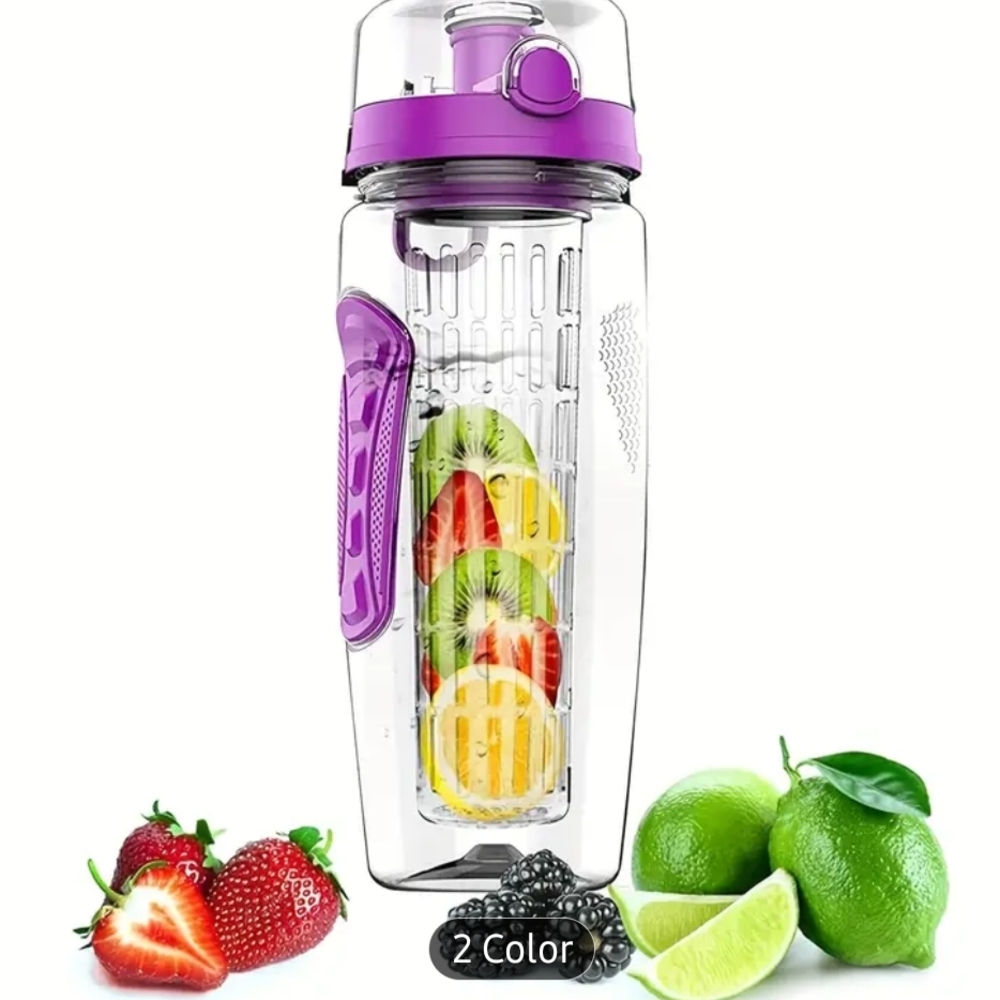 Purple Infuser Water Bottle